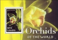 LESOTHO - 2007 - ORCHIDEE - Arkusz miniaturowy - MNH