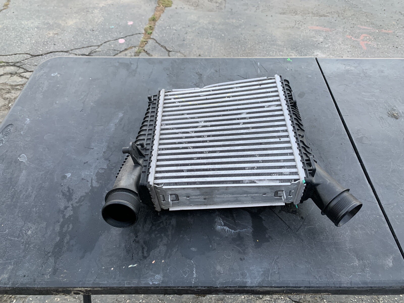 19-22 BENTLEY CONTINENTAL GT ENGINE MOTOR SIDE AIR INTERCOOLER RADIATOR OEM