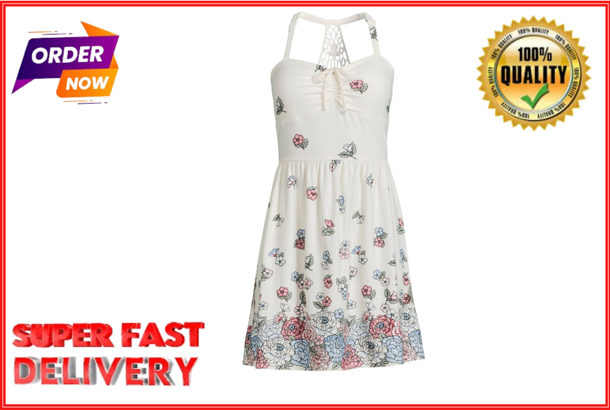 no boundaries lace back print dress NO BOUNDARIES Jumpsuit lace back floral print size XXL
