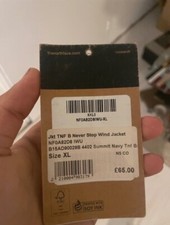 The North Face Mens Ventacious Windbreaker Jacket Navy Sz XS  Windwall