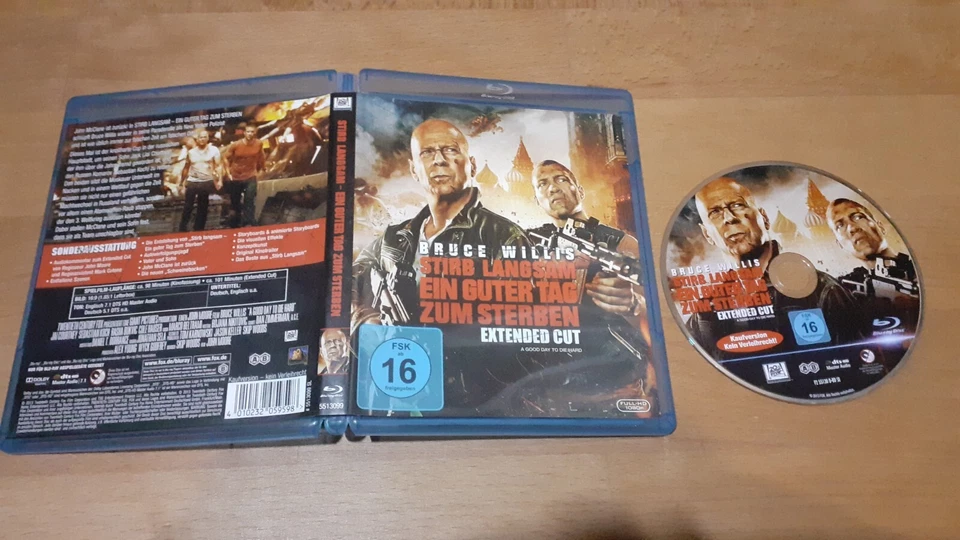[Blu-ray] Stirb langsam 5 - Ein guter Tag zum Sterben - Extended Cut  KULTFILM - Bild 1 von 1
