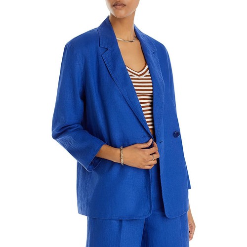 Madewell Womens Linen Office Work Wear DoubleBreasted Blazer BHFO 0997