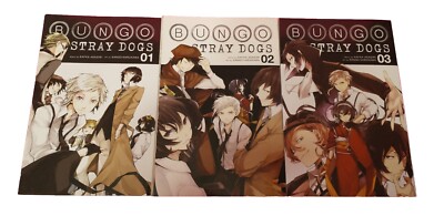 Bungo Stray Dogs #1 #2 #3 (Yen Press, 2016) Volumes 1-3 ~ FAST SAFE SHIPPING ~
