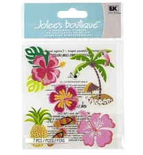 Jolee's Boutique HAWAIIAN Dimensional Stickers - 7 pcs