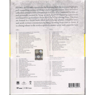 STING 25 YEARS (3CD+DVD/BOX SET） Sting: 25 Years / 3CD+DVD Box Set – SuperDeluxeEdition