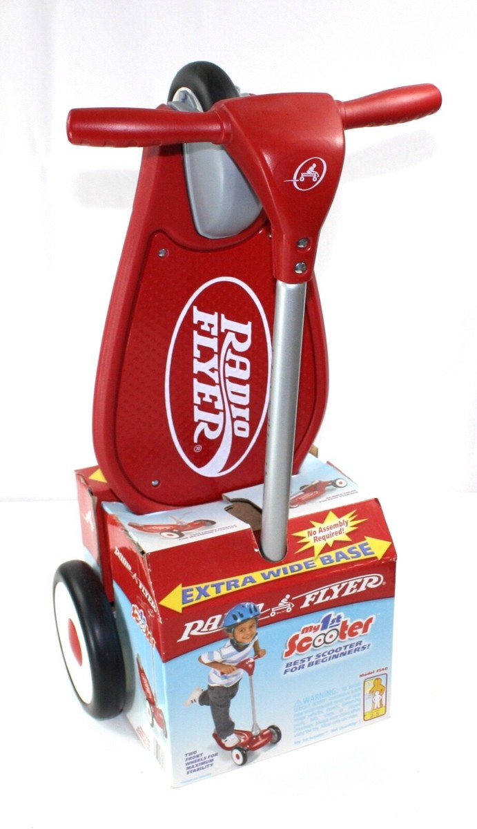 Radio Flyer My 1st Scooter Three Wheel Scooter Extra Wide Base