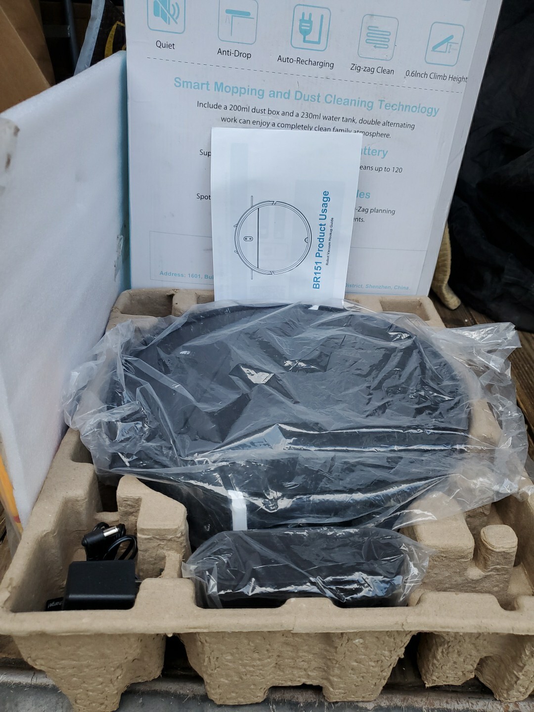 BR151 Robot Vacuum Mop Combo WiFi 2 in