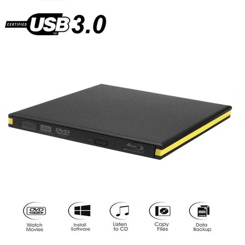 External USB 3.0 Panasonic UJ240 BD-DL 6x Writer player DVD Drive Blu-Ray Burner - Picture 2 of 9