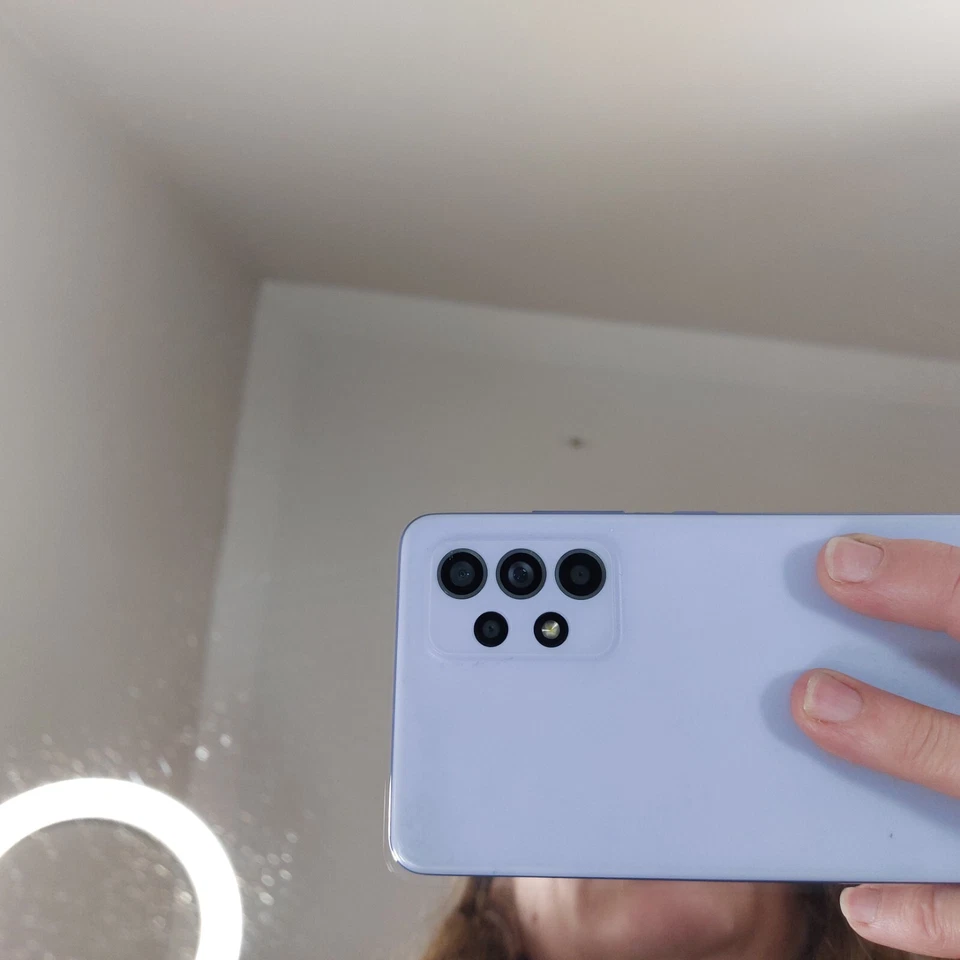 Art Deco Frameless Wall Mirror Scalloped Bevel Silver Tone Brackets 69cm Vtg - Image 4 of 4