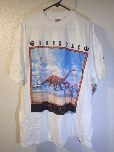 T-shirt Dinotopia vintage. Taglia X grande. Mai indossato, ha ancora etichette. - Foto 3 di 6
