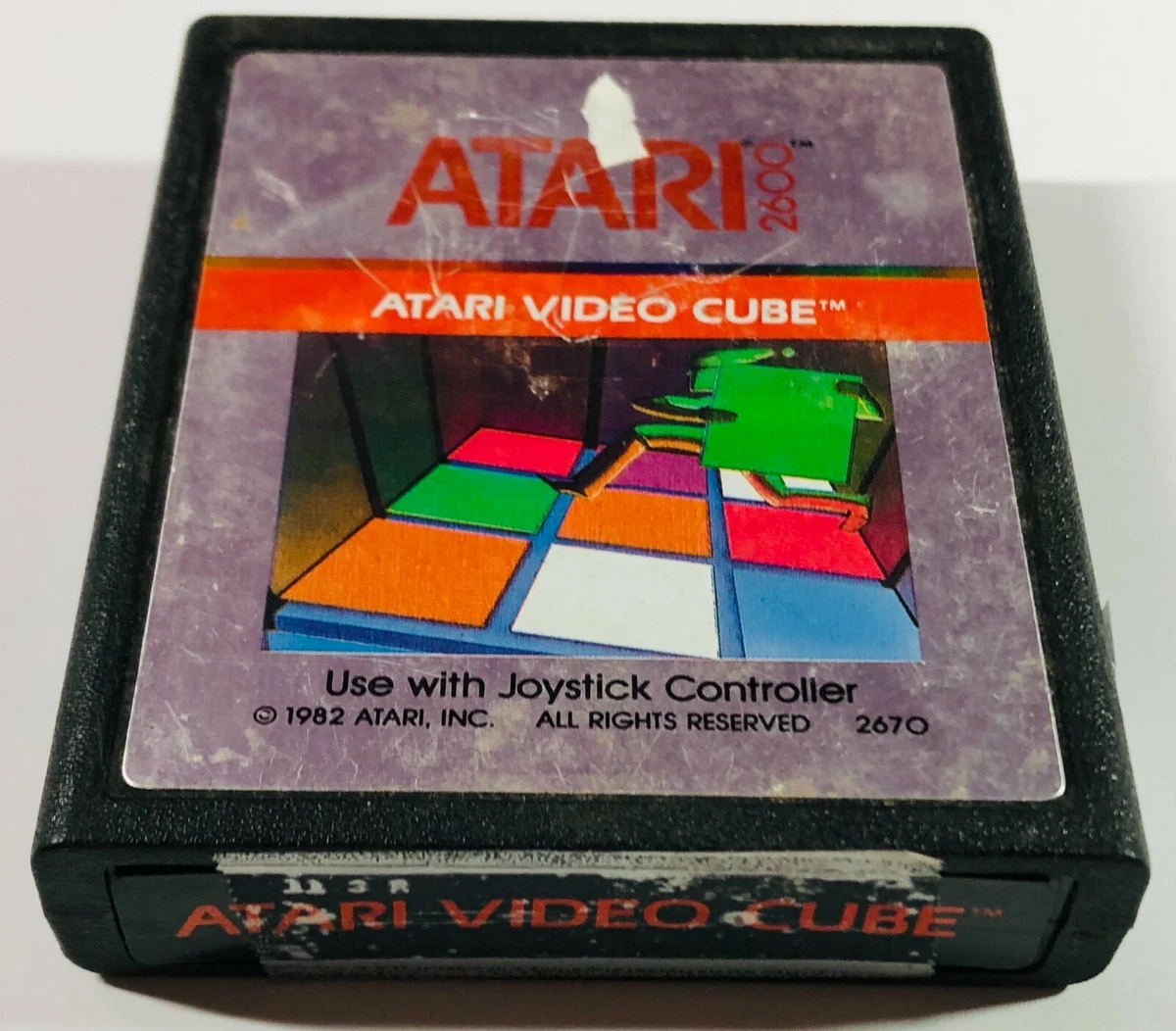 Atari 2600 Atari Video Cube Game Cartridge Exclusive 1983 eBay