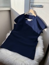 Maison Martin Margiela 10 Navy Blue Blouse Top Italy 2014 Archive Mens Size M