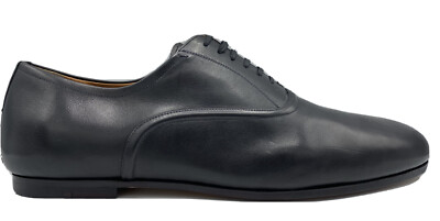 $800 Bally Plas Black Leather Goodyear Welted Size 9.5 Made in Switzerland
