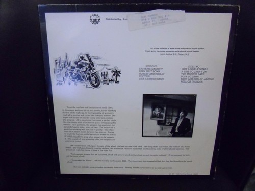 Bob Zamber The 695 Tour LP Iron Pony 1985 private press folk VG+ - Picture 2 of 2