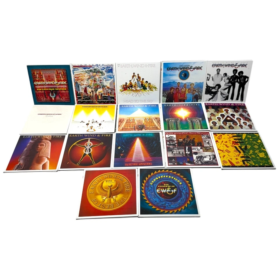 The Complete Columbia Masters by Earth, Wind & Fire 16 CD Box Set Damaged Box Foto 2 de 4