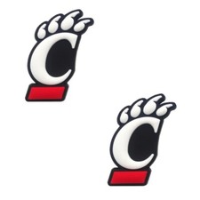 NCAA Cincinnati Bearcats Team For Crocs Shoe Charms Jibbitz - 2 Pieces