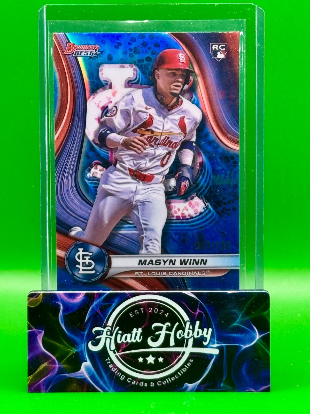 2024 Bowman's Best - Masyn Winn #60 - Blue Refractor /150