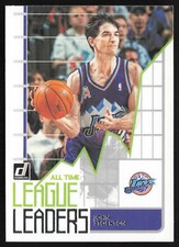 2020-21 Donruss All Time League Leaders John Stockton #8 Utah Jazz