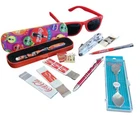 Vintage Coke-Cola Collectibles Lot Pins Sunglasses Spoon Shoe Keychain Red