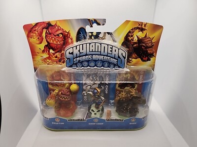 Skylanders Spyros Adventure Eruptor / Chop Chop / Bash Triple Pack 