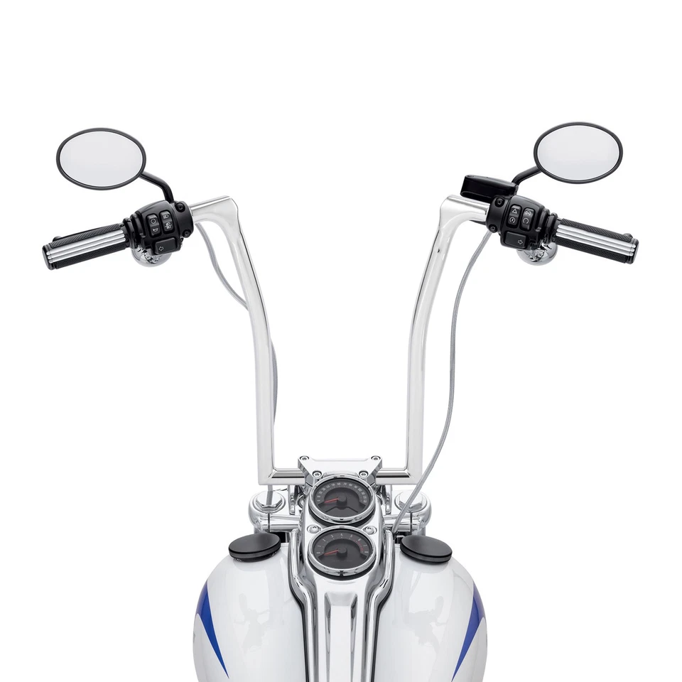 Manillar Rise 19" Ape Hanger 1,25"" Fat apto para Harley Softail FatBoy FLFB FXBR Foto 2 de 4