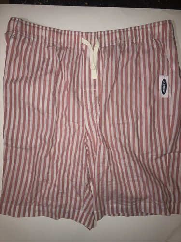 NEW Old Navy Mens Pajama Shorts Pink 