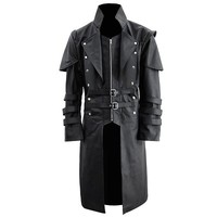 Punk Rave Trench Coats Coats, Jackets & Vests for Men for