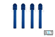 4 Pcs Aluminum Car Door Lock Knobs Pull Knobs Door Pins Blue Hot Screw