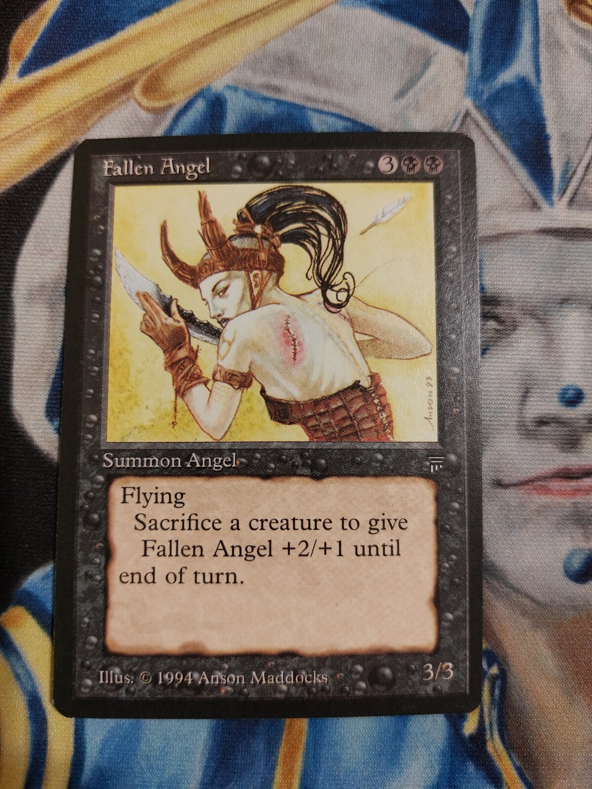 Fallen Angel MTG Legends Uncommon Black Creature Near-Mint x1 GG1