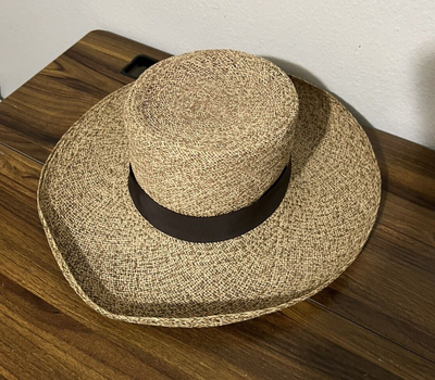 MAKINS NYC BEIGE FEDORA TRILBY USA MADE HAT STRAW | eBay display picture 2