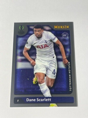 Topps Champions League Merlin Chrome 21/22 Tottenham Hotspurs Dane Scarlett RC