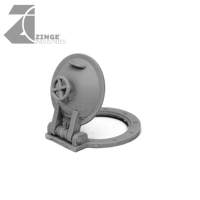 Zinge Industries Luke große runde Luke Landschaft Bits Fahrzeugbau S-HAT05