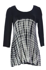 Miraclebody by Miraclesuit Women's Black BFF Sun Rise Wash Swing Top