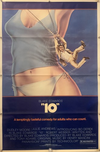 “10” Original One Sheet Movie Poster - 1979 - BO DEREK