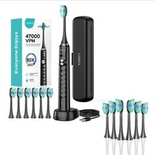 1 Set Convenient Sonic Electric Toothbrush With Storage Case And Brush Heads