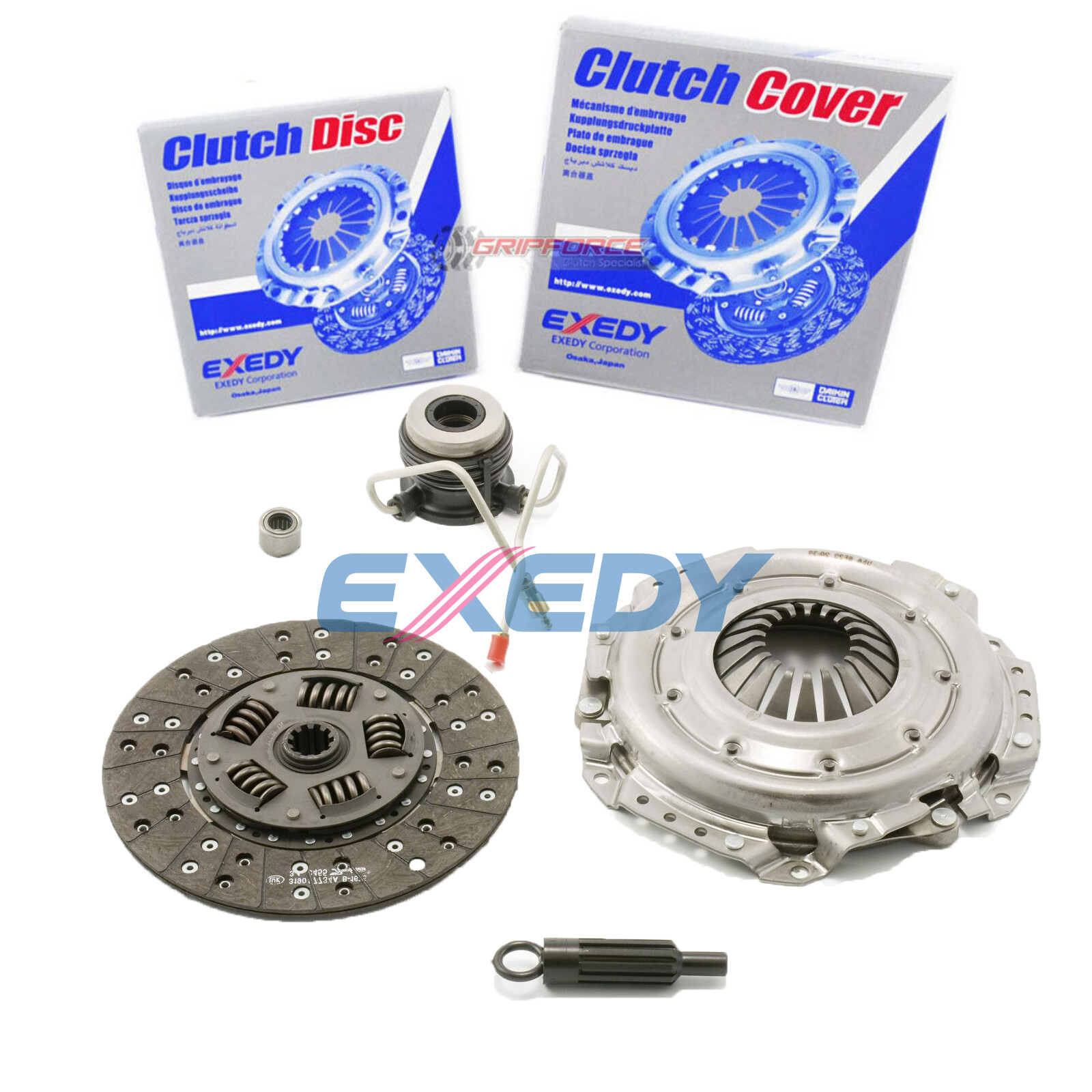 EXEDY Clutch Kit with Slave Cylinder for 87-89 Jeep 4.0L 4.2L & Peugeot TR