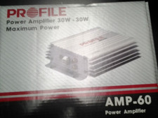 60 Watt 2 Channel Car Stereo Power Amplifier-White-Brand New-SHIPS N 24 HOURS