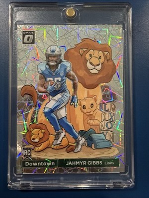 2022 Donruss Optic Jahmyr Gibbs Rookie Downtown - Chaser Pack - Read Description
