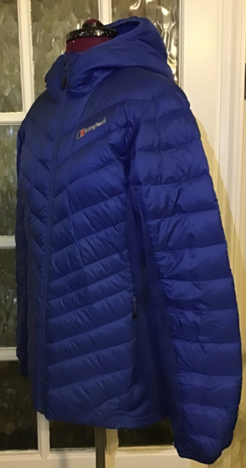 Berghaus Womens Blue Hydrodown 600 Pertex Quantum Hooded Puffer Jacket  14  #19 image 3