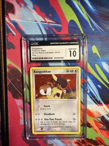 Kangaskhan Holo #6 Pokemon 2004 Ex Fire Red & Leaf Green CGC 10 Gem Mint LOW POP