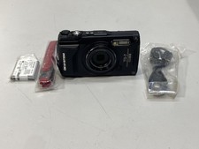 Olympus Tough OM SYSTEM TG-7 Black Underwater Camera 4K Video 44x Macro Shooting