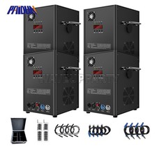 PAIDUN 4Pack 850W Cold Spark Firework Machine Sparkler Effect Case Wedding Event
