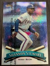1998 Topps Finest Shannon Stewart Refractor #106 Toronto Blue Jays