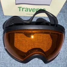Retrospec Traverse Snow Goggles, Black/ Citrine Lens | 5253 | NEW!