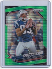 2025 Panini Prizm - Chad Johnson #180 Neon Green Pulsar Prizm