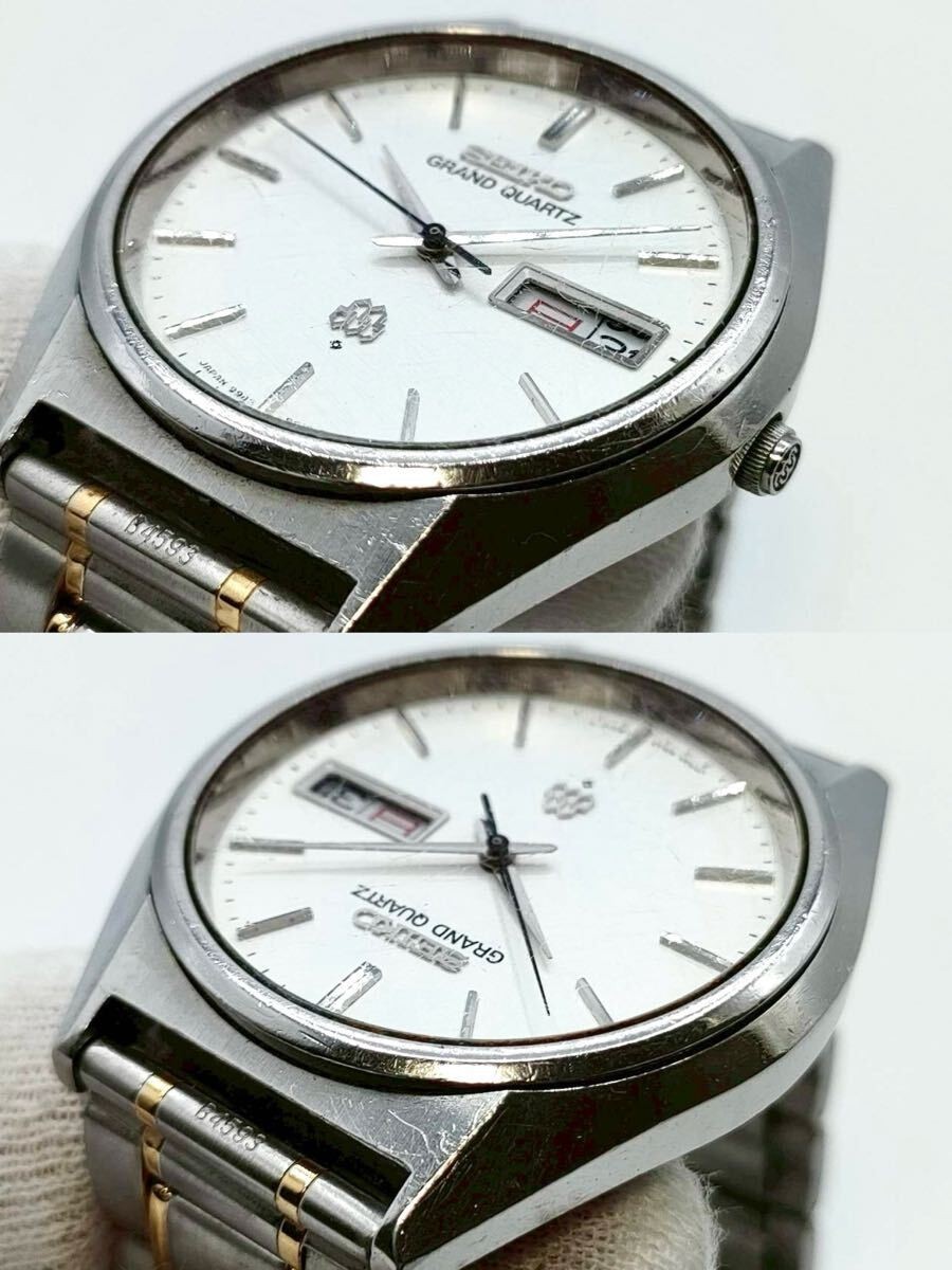 Reserved[EXC+5] Vintage SEIKO Grand Twin Quartz 9943-8010 Men's Watch JAPAN U882 image 7