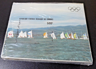 Comoros 1983 100x Perforated Block "Los Angeles Olympics" /MNH Bl.235U
