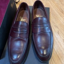 Allen Edmonds Presidio Penny Loafers 10 B Burgundy Leather Slip On Dress Shoes $_12.JPG?set_id=880000500F main image 2