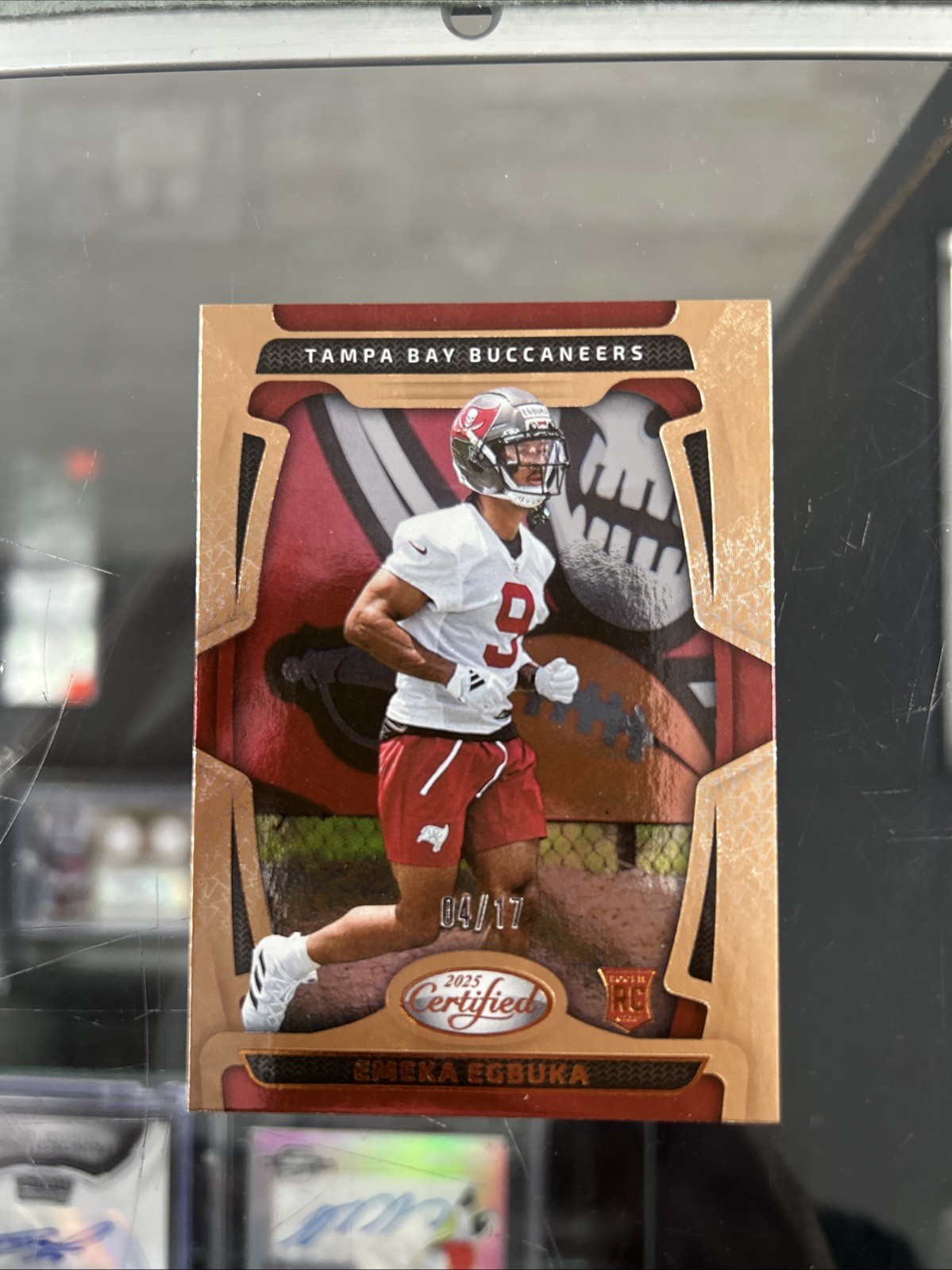 2025 Certified #197 Emeka Egbuka Bronze Mirror   FOTL Rookie Rc #/17 🔥 SSP