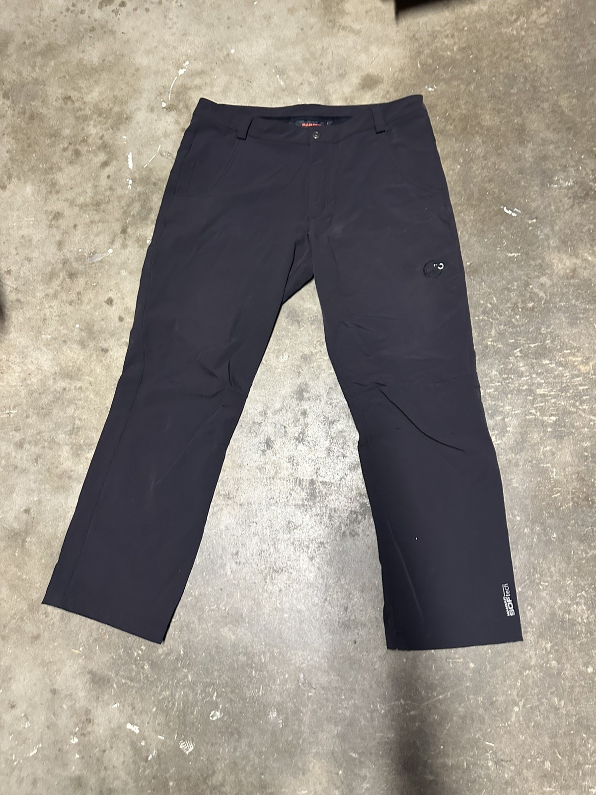 Mammut softtech SoftShell Outdoor Hiking Skiing Pants men sz 40 w 30 L